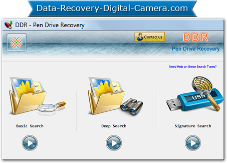 Pen Drive Data Recovery Software Screenshot