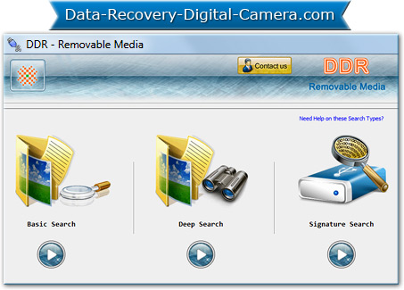 Removable Media Data Recovery Software Screenshot
