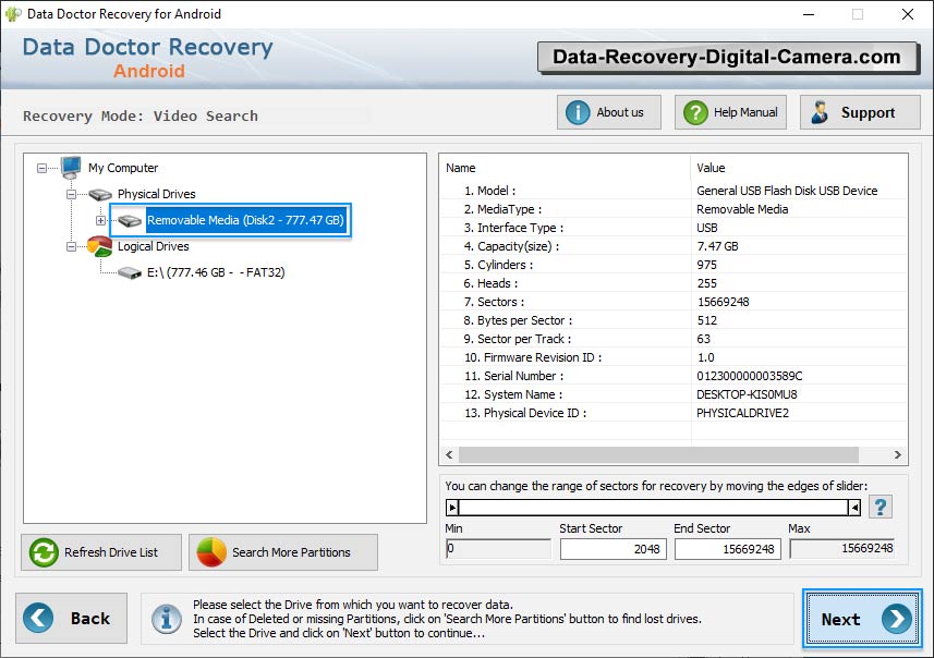 Data Recovery for Android