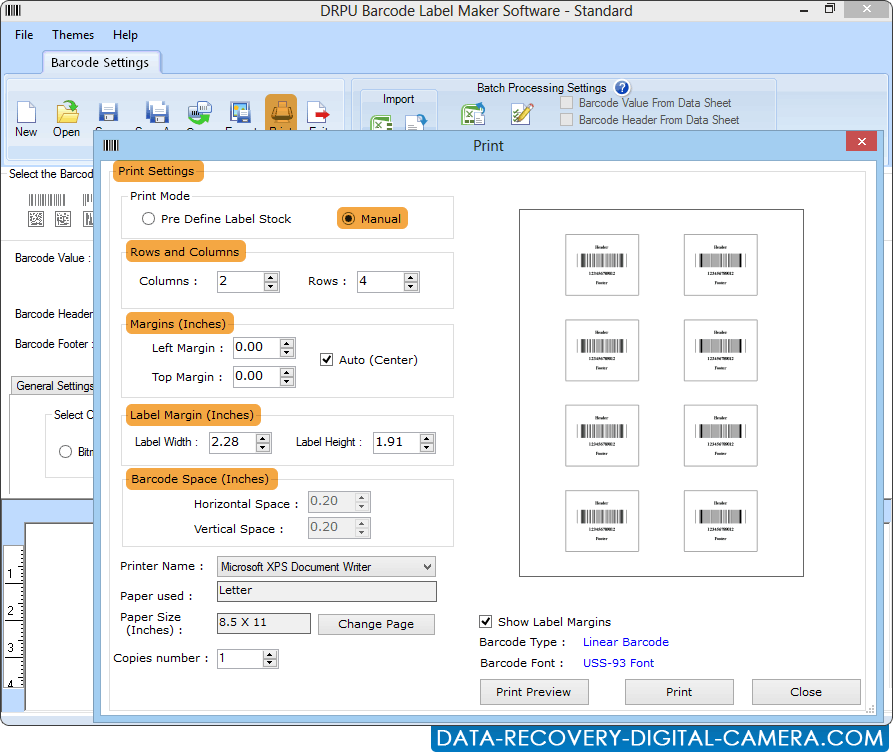 Barcode Label Generator Software Screenshots For How To Design Barcode