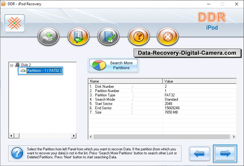 Select partition