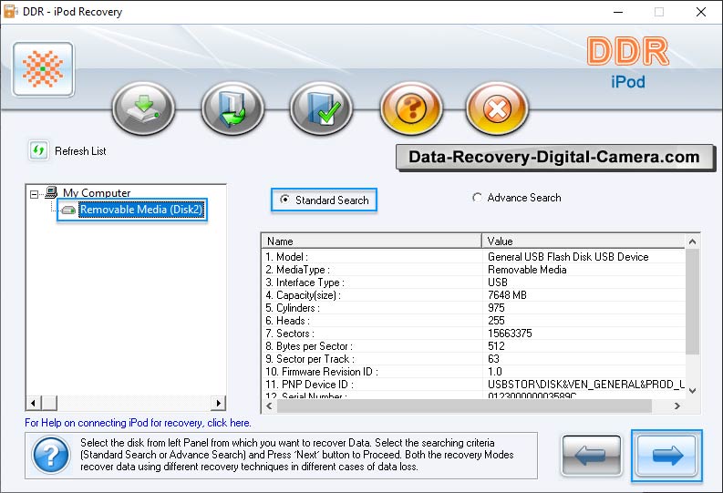 Data Recovery for iPod