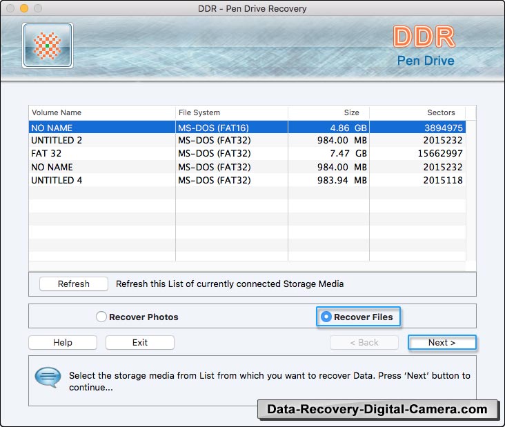 Mac Data Recovery for Pen Drive