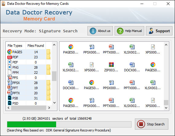 Data Recovery for Memory Card