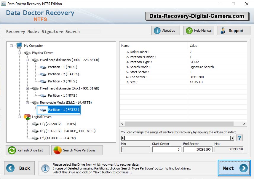 Data Recovery for NTFS